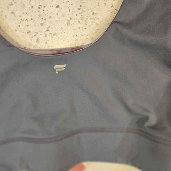 Fabletics Gray Seamless Reversible Bra with Stretchy Comfort - Picture 2 of 4